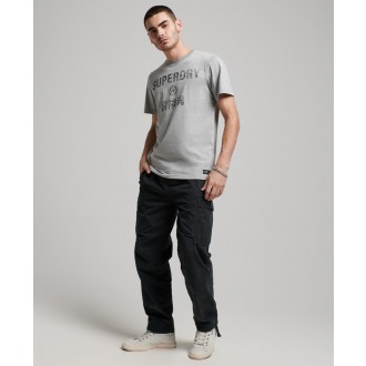 Superdry pánske tričko vintage corp logo tee - Sivá