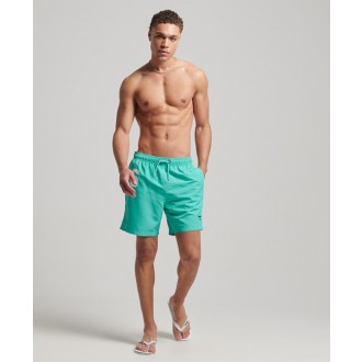 Superdry pánske plavky vintage polo swimshort - Zelená