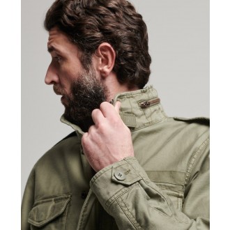 Superdry pánska bunda vintage military m65 jacket - Zelená