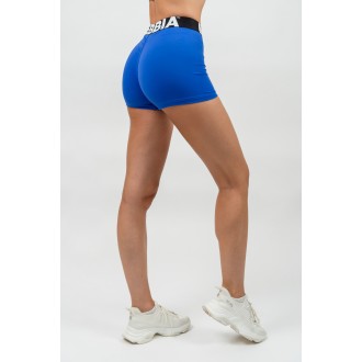 Nebbia Fitness šortky s vysokým pasem GLUTE PUMP 240 - BLUE
