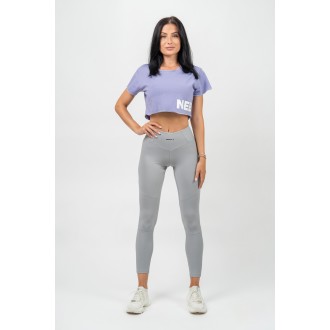 Nebbia Crop top tričko POWERHOUSE 279 - LIGHT PURPLE