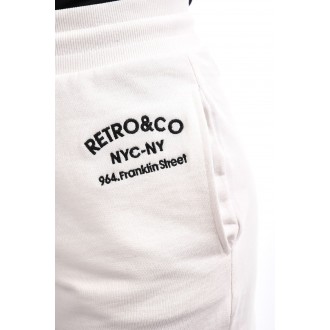 Retrojeans dámske krátke nohavice ANISE - Biela