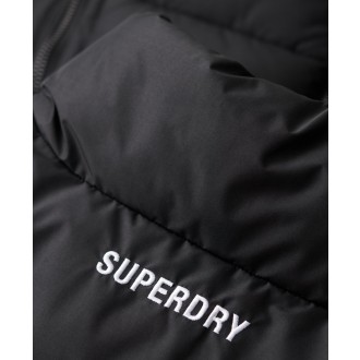 Superdry pánska zimná vesta Sports Puffer - Black