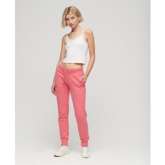 Superdry dámske tepláky Essential Logo - Ružová