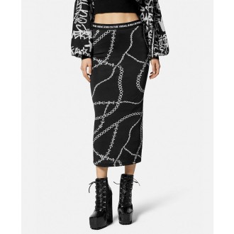 Versace Jeans Couture dámska sukňa Slim fit - Čierna