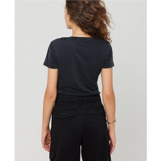 Retrojeans Dámske tričko CEYLON - Čierna