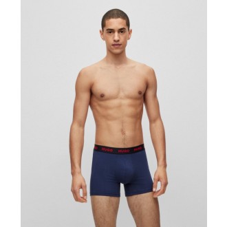Hugo Súprava 3 kusov boxeriek BOXERBR - Tmavomodrá