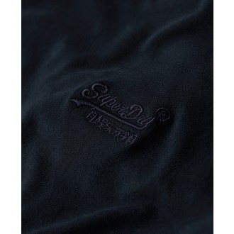 Superdry pánske tričko Organic Cotton Essential Logo - Námornícka modrá