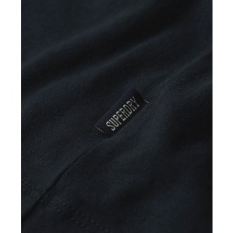 Superdry pánske tričko Organic Cotton Essential Logo - Námornícka modrá
