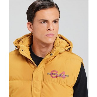 Retrojeans Pánska vesta PARANA - Žltá