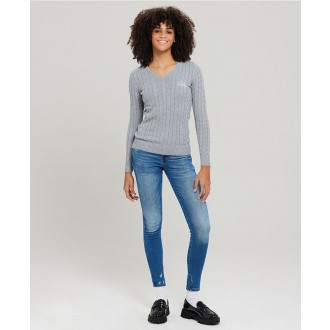 Retrojeans Dámsky pulóver ROSEVILLE V 23 - Sivá