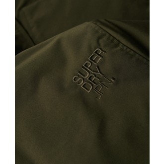 Superdry pánska zimná bunda Everest Faux Fur Hooded Parka - Zelená