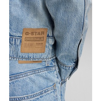 G-STAR RAW Pánska riflová bunda - Svetlomodrá