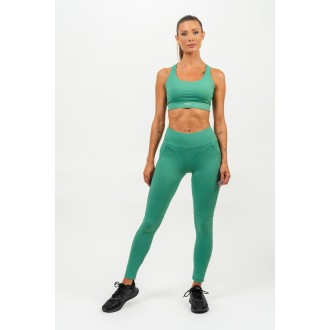 Nebbia Sportovní racer back podprsenka AGILE 471 - green