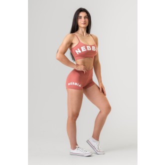 Nebbia Classic HERO sportovní podprsenka 579 - old rose
