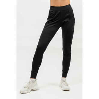 Nebbia Volné legíny s kapsami GYM SPIRIT 466 - black