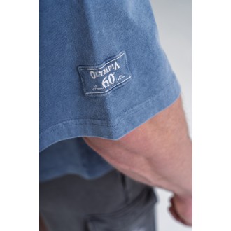 Nebbia Washed bavlnený rag top GOLDEN AGE 788 - blue