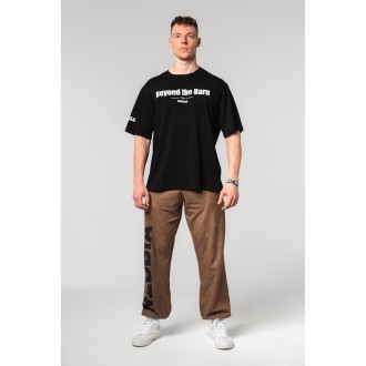 Nebbia Bavlnený heavyweight tričko GRIND 356 - black