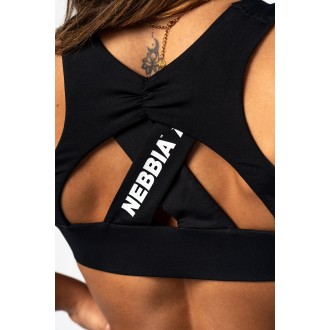 Nebbia Sportovní podprsenka STRONG BEAUTY 424 - black