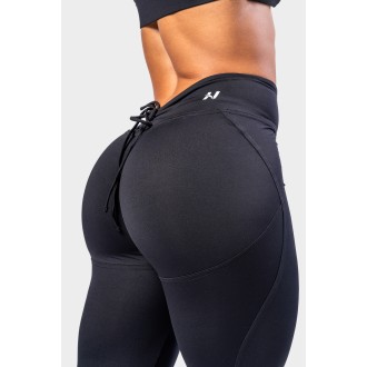 Nebbia Tvarující legíny se šněrováním STRONG BEAUTY 426 - black