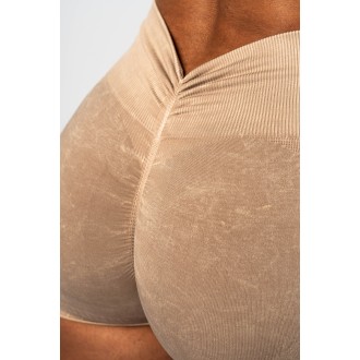 Nebbia Bezešvé push-up šortky s vysokým pasem TOTALLY SEAMLESS 304 - cream