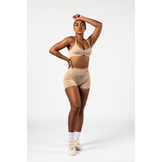Nebbia Bezešvé push-up šortky s vysokým pasem TOTALLY SEAMLESS 304 - cream