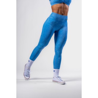 Nebbia Bezešvé push-up legíny s vysokým pasem TOTALLY SEAMLESS 303 - blue