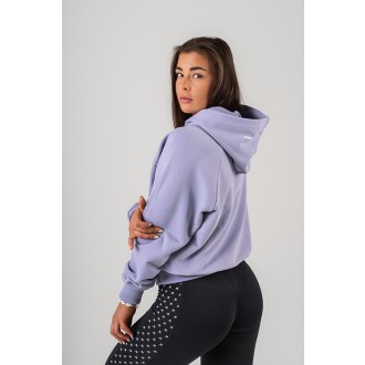 Nebbia Mikina s kapucí YES YOU CAN 249 - light purple