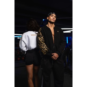 Nebbia Gold Heritage Bomber – Černá 717 - black