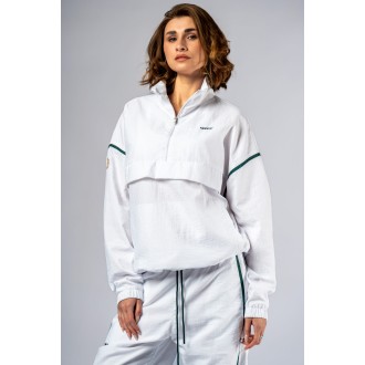 Nebbia Clubhouse half-zip mikina CLUB D’OR 644 White - white