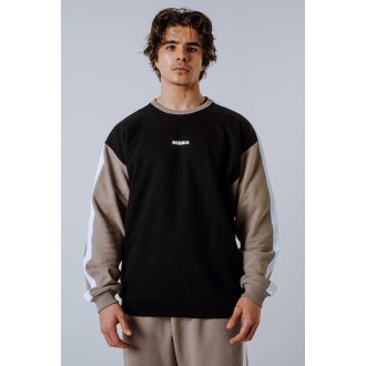 Nebbia Relaxed fit mikina POWER 903 Light brown ash - LIGHT BROWN ASH