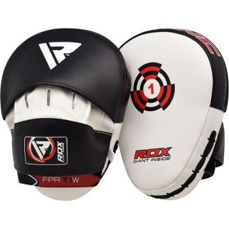 RDX T1 Curved Boxing Pads WHITE