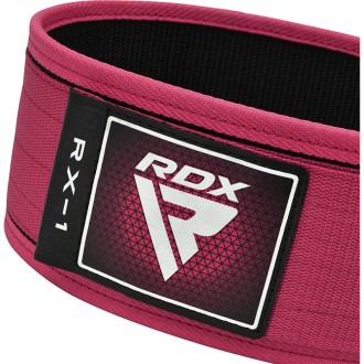 RDX RX1 4inch Weight Lifting Belt For Women PINK