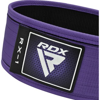 RDX RX1 4inch Weight Lifting Belt For Women PURPLE