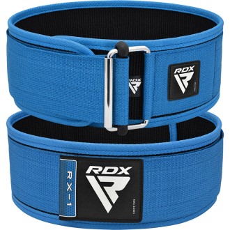 RDX RX1 4inch Weight Lifting Belt For Women BLUE