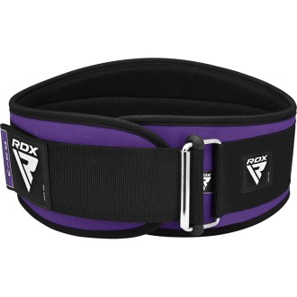 RDX X3 6 INCH Weightlifting Neoprene Gym Belt for Women PURPLE