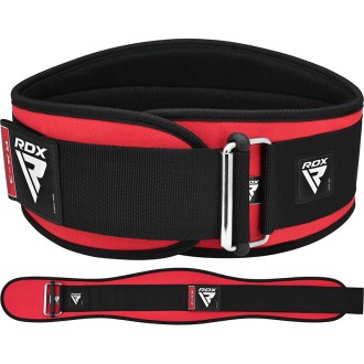RDX X3 6 INCH  Weightlifting Neoprene Gym Belt RED