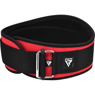 RDX X3 6 INCH  Weightlifting Neoprene Gym Belt RED