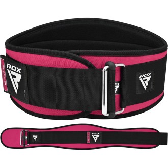 RDX X3 6 INCH Weightlifting Neoprene Gym Belt for Women SHARP PINK