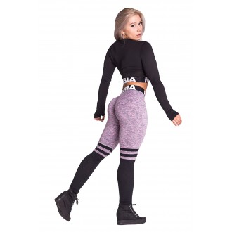 NEBBIA Legíny Over the knee - Purple 286