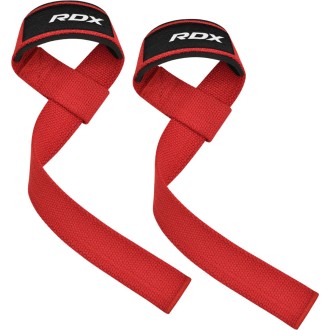 RDX W1 Weight Training Wrist Straps RED