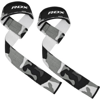 RDX W1 Weight Training Wrist Straps CAMO GRAY