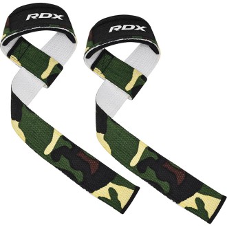 RDX W1 Weight Training Wrist Straps CAMO GREEN