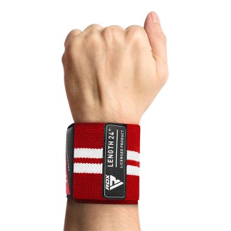 RDX W4 Wrist Support Wraps for Weight Lifting RED