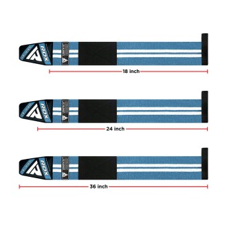 RDX W4 Wrist Support Wraps for Weight Lifting SKY BLUE