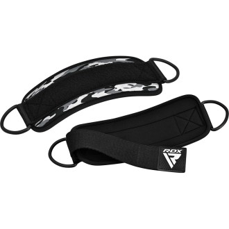 RDX A4 Ankle Straps For Gym Cable Machine CAMO GRAY