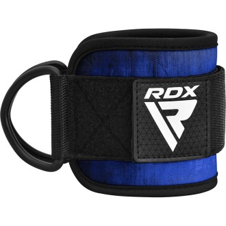 RDX A4 Ankle Straps For Gym Cable Machine BLUE
