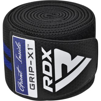 RDX KR11 GYM KNEE WRAP BLACK/BLUE