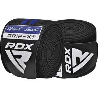 RDX KR11 GYM KNEE WRAP BLACK/BLUE