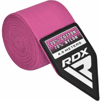 RDX WX Professional Boxing Hand Wraps PINK